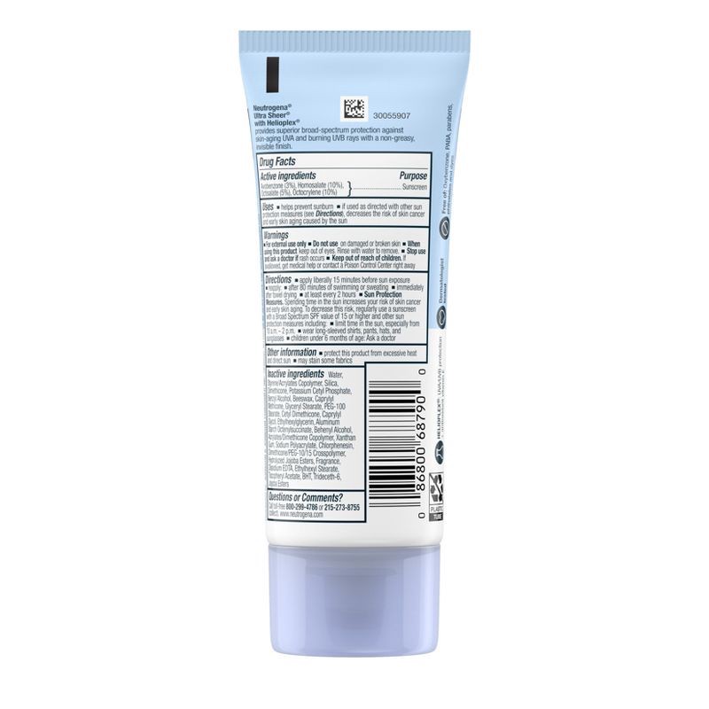slide 2 of 11, Neutrogena Ultra Sheer Dry Touch Sunscreen Lotion, SPF 55, 3oz, 3 oz