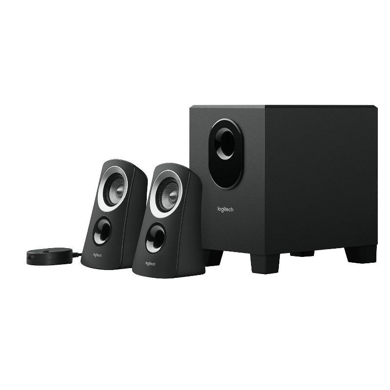 slide 2 of 6, Logitech Z313 Speaker System with Subwoofer - Black, 1 ct