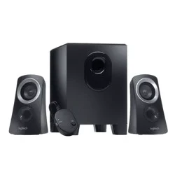Logitech Z313 Speaker System with Subwoofer - Black: PC Audio Streaming, macOS Compatible