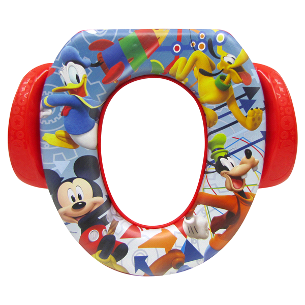 slide 1 of 1, Disney Mickey Mouse Clubhouse Soft Potty Seat, 1 ct