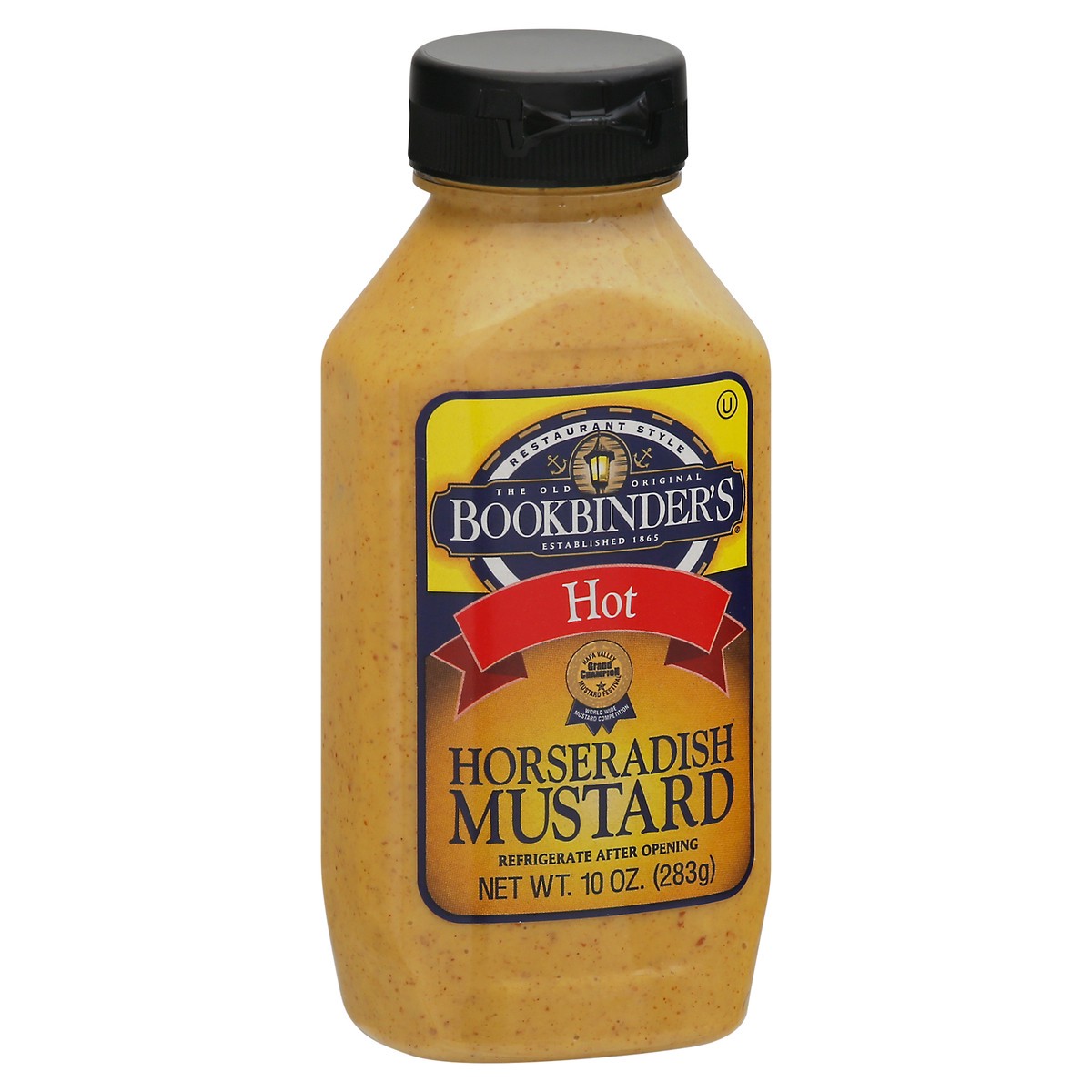 slide 5 of 9, Bookbinder's Hot Horseradish Mustard 10 oz, 10 oz