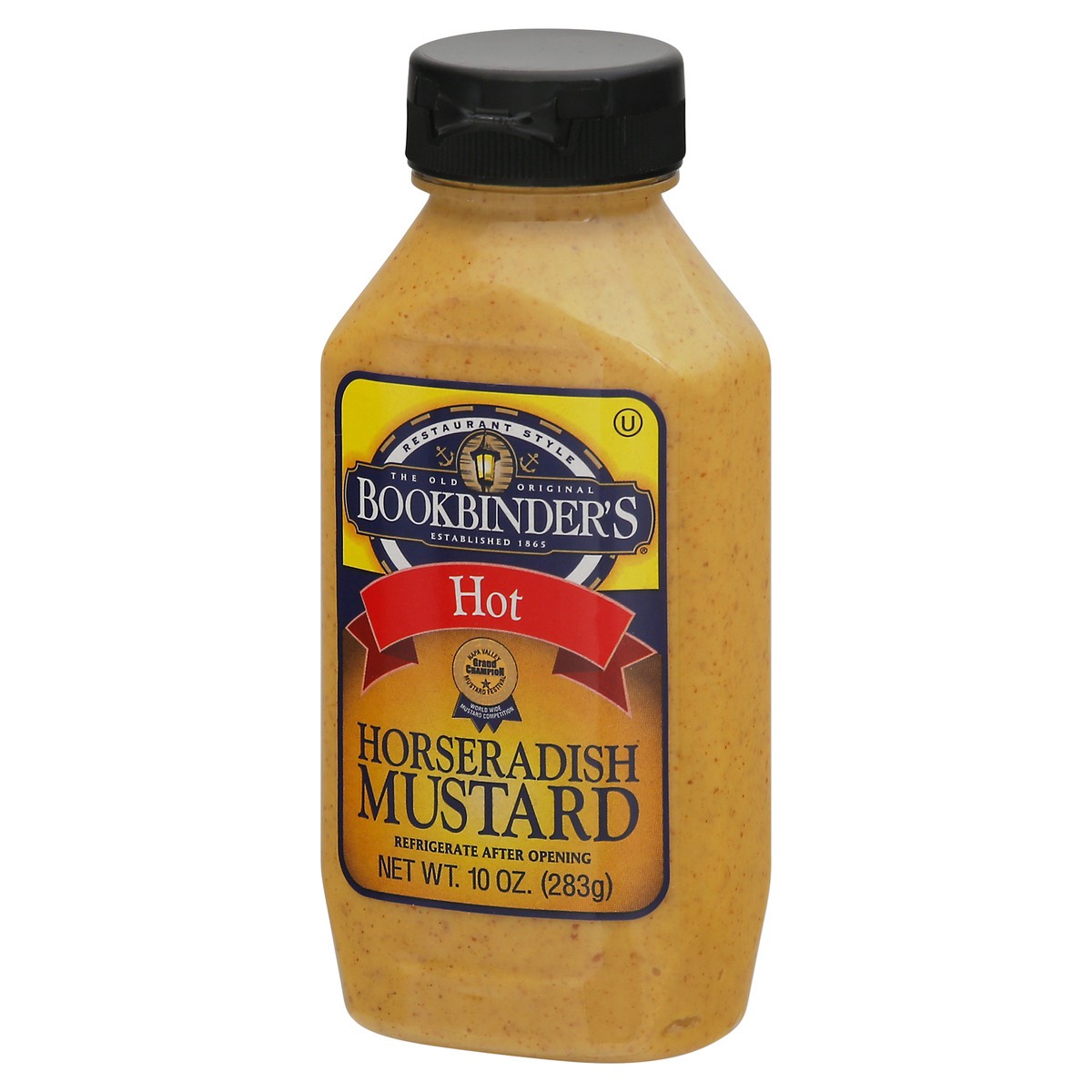 slide 9 of 9, Bookbinder's Hot Horseradish Mustard 10 oz, 10 oz