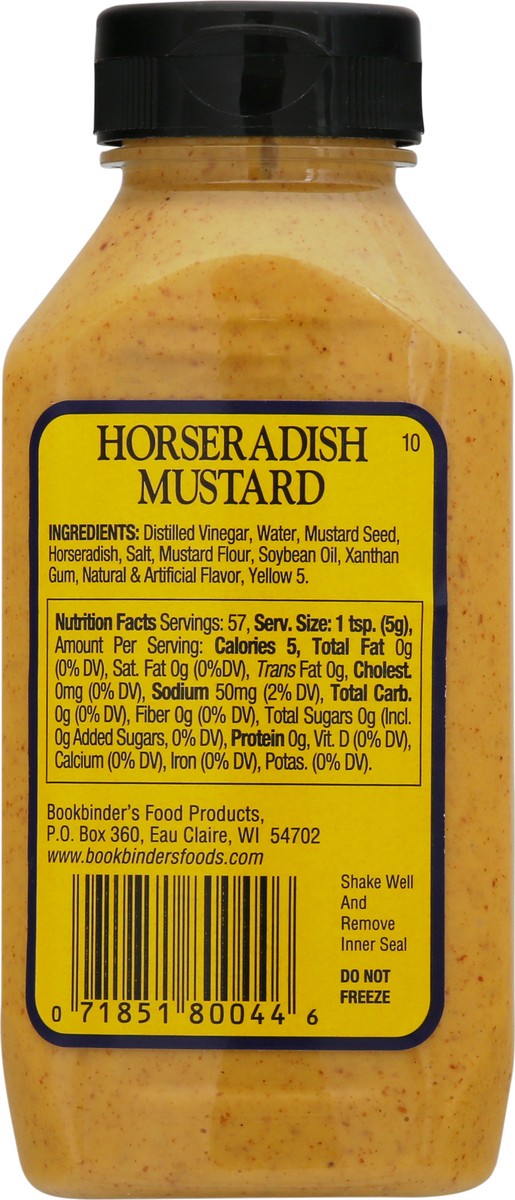 slide 6 of 9, Bookbinder's Hot Horseradish Mustard 10 oz, 10 oz