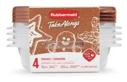 Rubbermaid Takealong Container Square 2.9 Cup