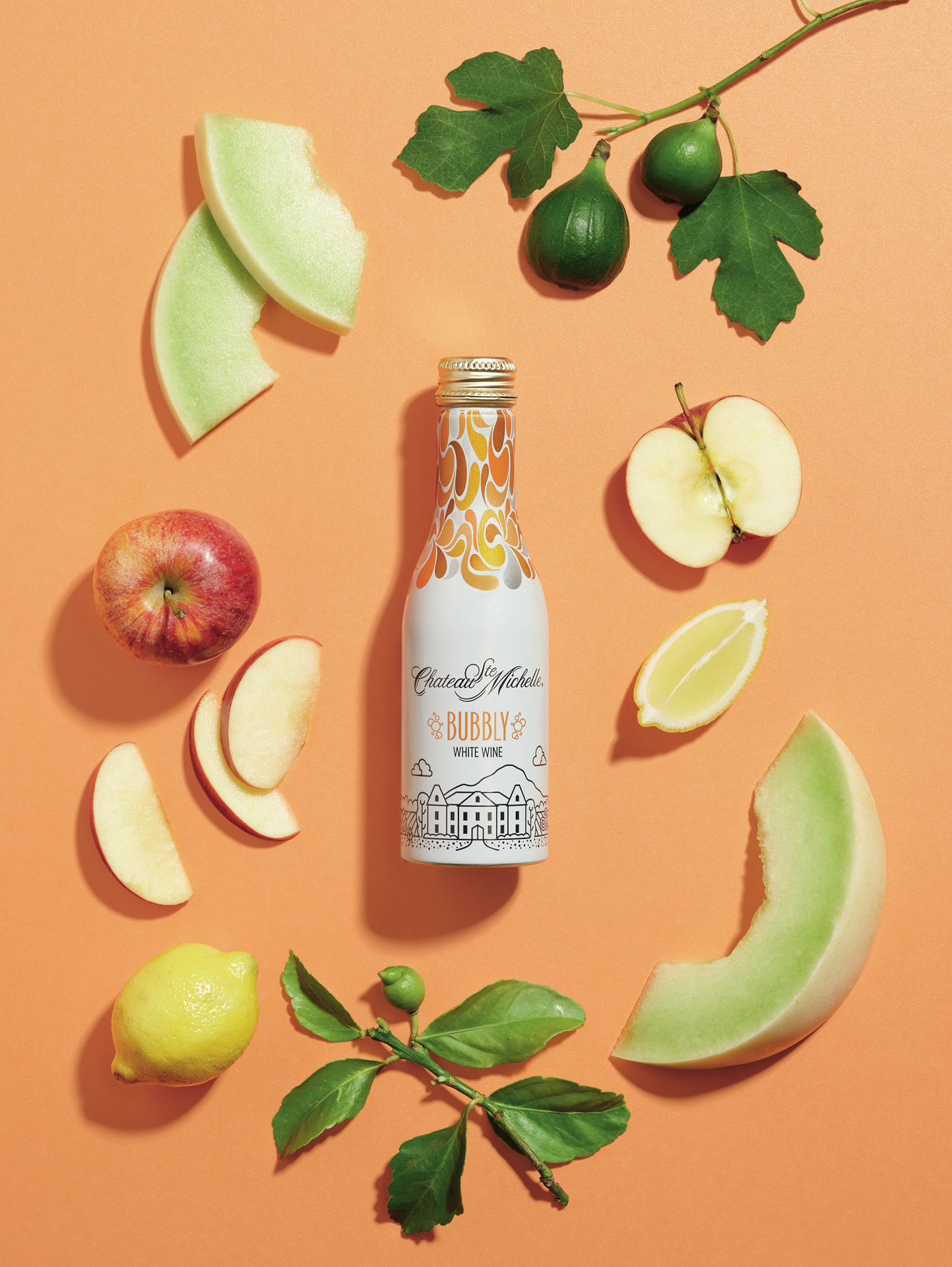 slide 7 of 8, Chateau Ste. Michelle Bubbly White Wine, 2-pack Aluminum Bottle, 250 mL, 250 ml