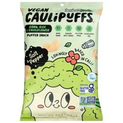 Caulipuffs Vegan Salt & Pepper Puffed Snack 4 oz