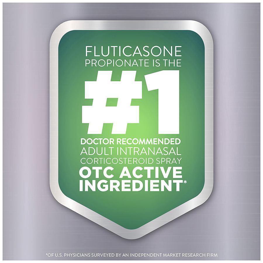 slide 2 of 5, Walgreens 24 Hour Allergy Relief Fluticasone Nasal Spray, 0.62 fl oz
