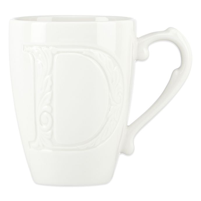 slide 1 of 1, Lenox Initially Mine Letter D'' Carved Monogram Mug'', 1 ct