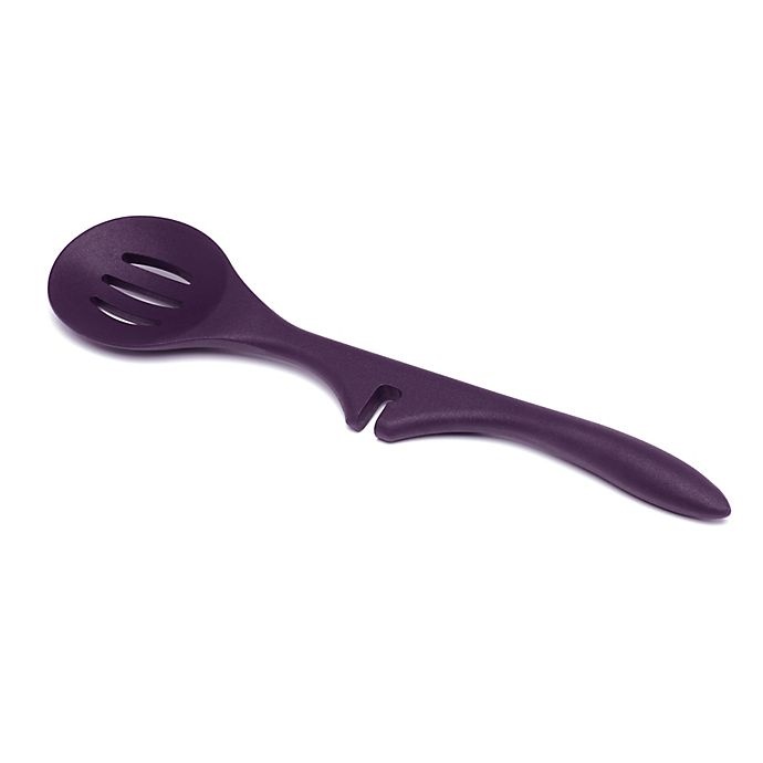 slide 1 of 2, Rachael Ray Lazy Tools Slotted Spoon - Purple, 1 ct
