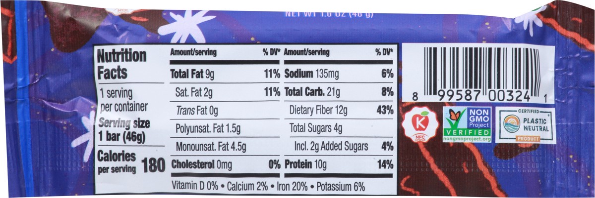 slide 5 of 9, Raw Rev Double Chocolate Brownie Batter Protein Bar 1.6 oz, 1.6 oz
