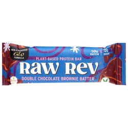 Raw Rev Double Chocolate Brownie Batter Protein Bar 1.6 oz