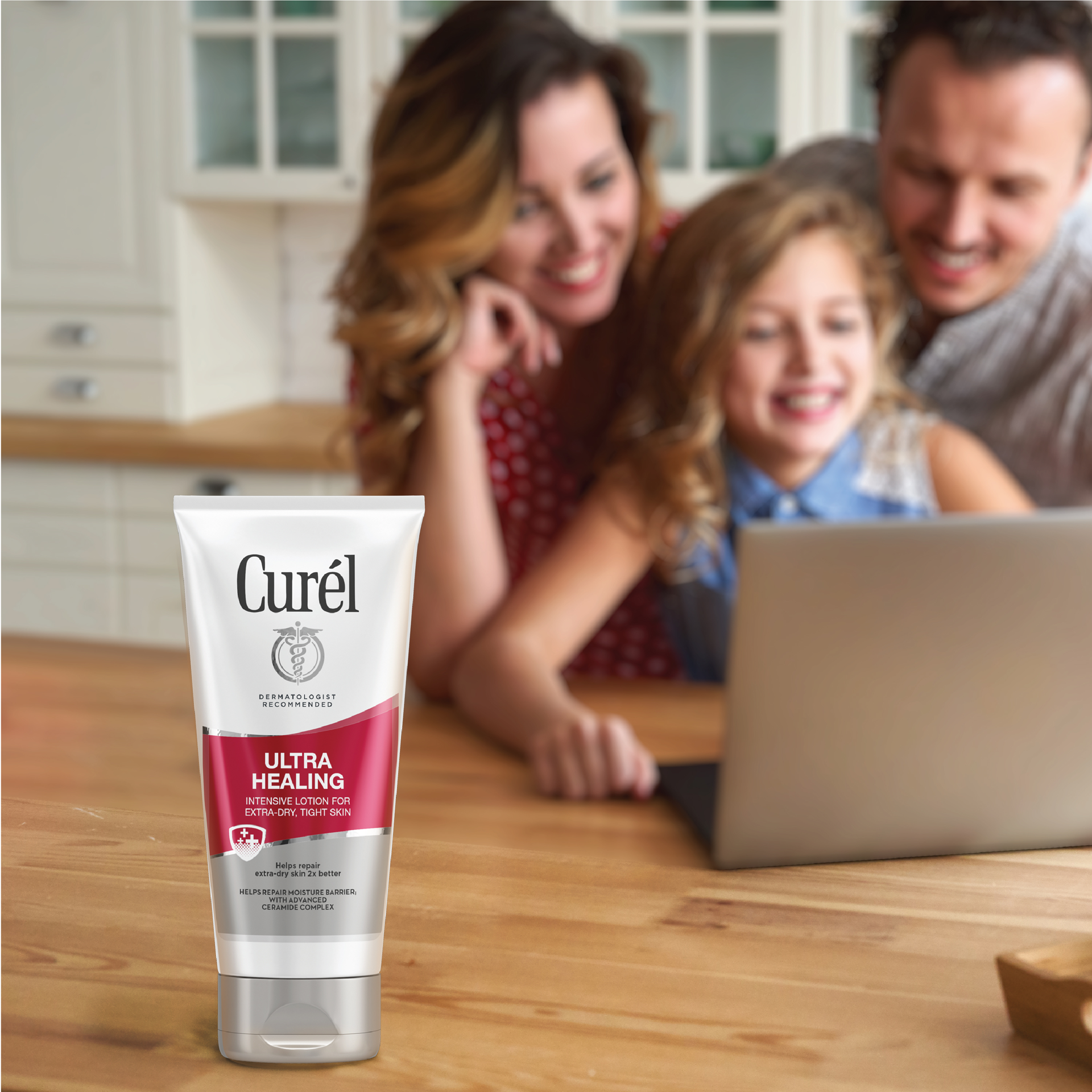 slide 4 of 5, Curél Ultra Healing Intensive Fragrance-Free Lotion For Extra-Dry Skin, Dermatologist Recommended, Ideal for Sensitive Skin, Cruelty Free, Paraben Free, 6 Oz, 6 fl oz