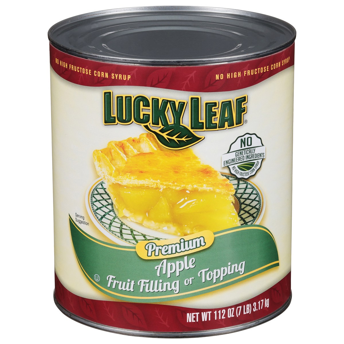slide 1 of 12, Lucky Leaf Premium Apple Fruit Filling 112 oz, 112 oz