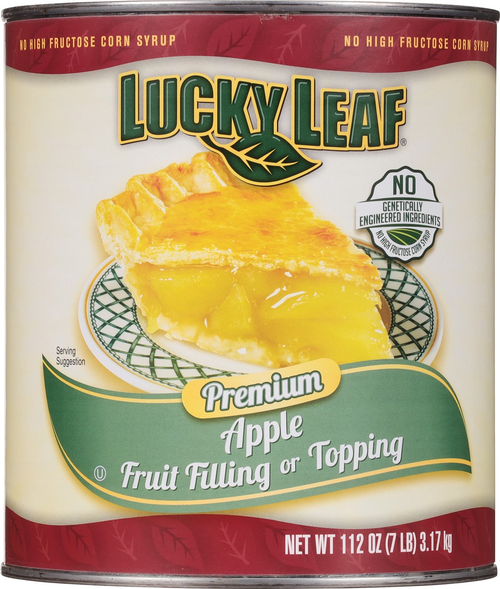 slide 5 of 12, Lucky Leaf Premium Apple Fruit Filling 112 oz, 112 oz