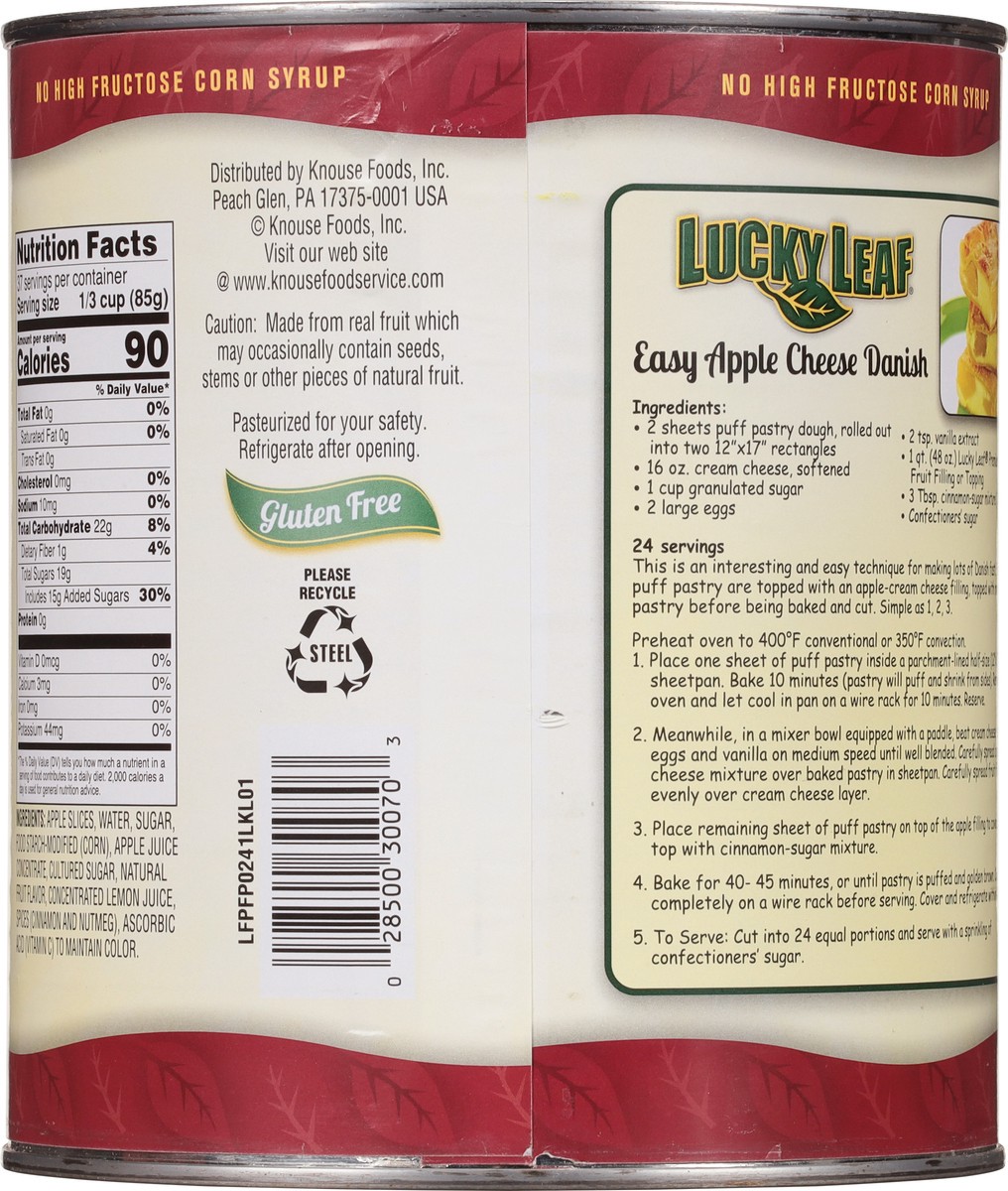 slide 12 of 12, Lucky Leaf Premium Apple Fruit Filling 112 oz, 112 oz