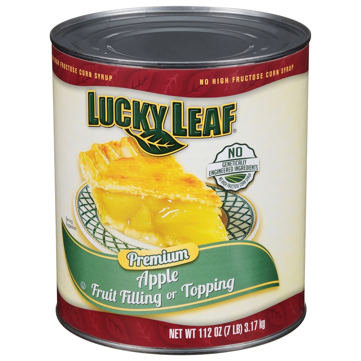 slide 2 of 12, Lucky Leaf Premium Apple Fruit Filling 112 oz, 112 oz