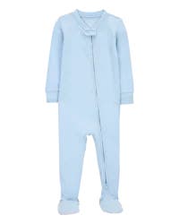 Carter's Baby Zip-Up PurelySoft 1-Piece Pajamas - Blue Blue 18M