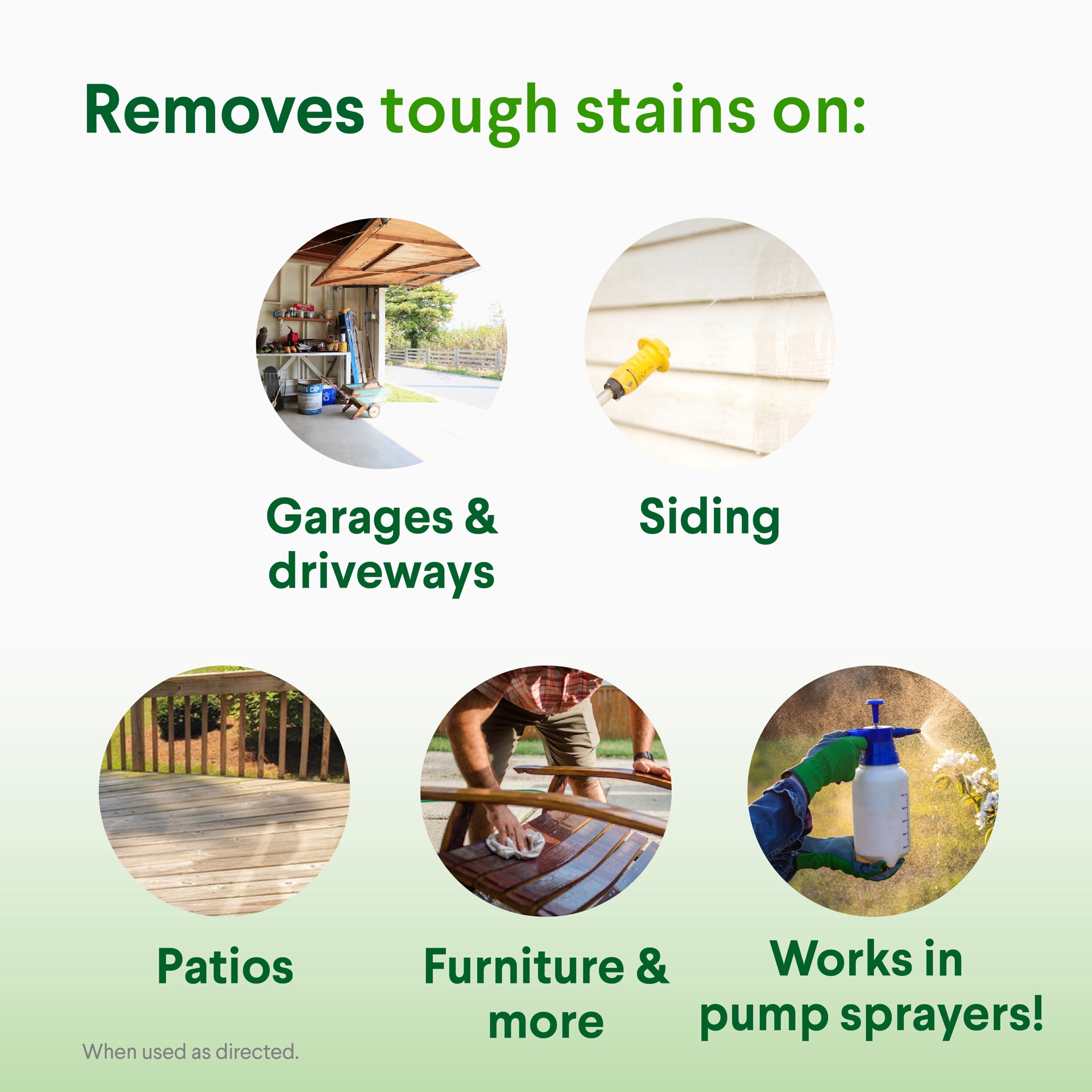 slide 4 of 5, Clorox Pro Results Outdoor Bleach, Destroys Stains From Dirt, Mold, Mildew and Algae, Clorox Bleach Liquid for Outdoor Use, Works in Pump Sprayers, 81 fl. oz. Bottle, 81 oz