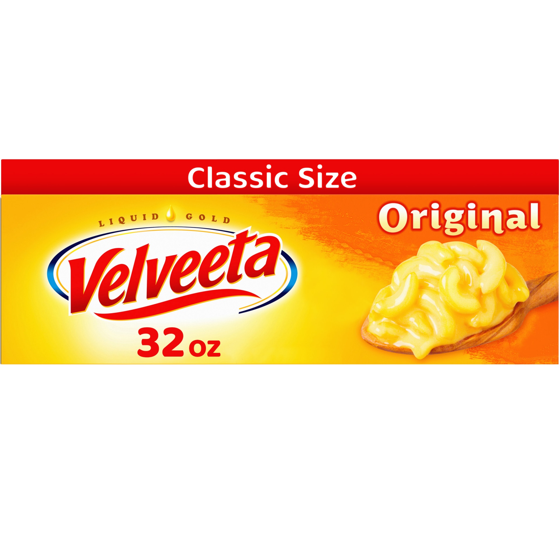 slide 1 of 2, Velveeta Original Cheese (Classic Size) Block, 32 oz