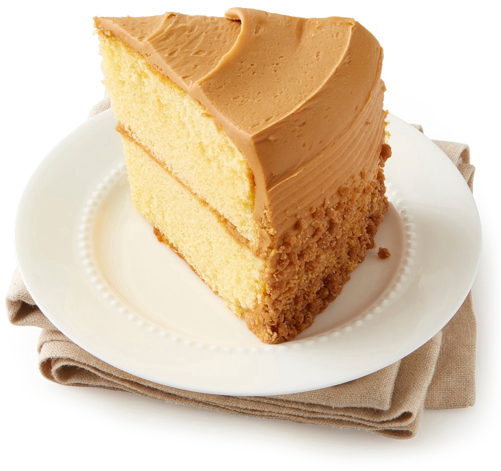 slide 3 of 5, Bakery Fresh Yellow Cake with Caramel Icing, 47 oz