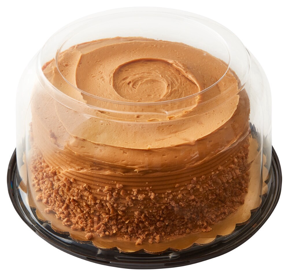 slide 5 of 5, Bakery Fresh Yellow Cake with Caramel Icing, 47 oz