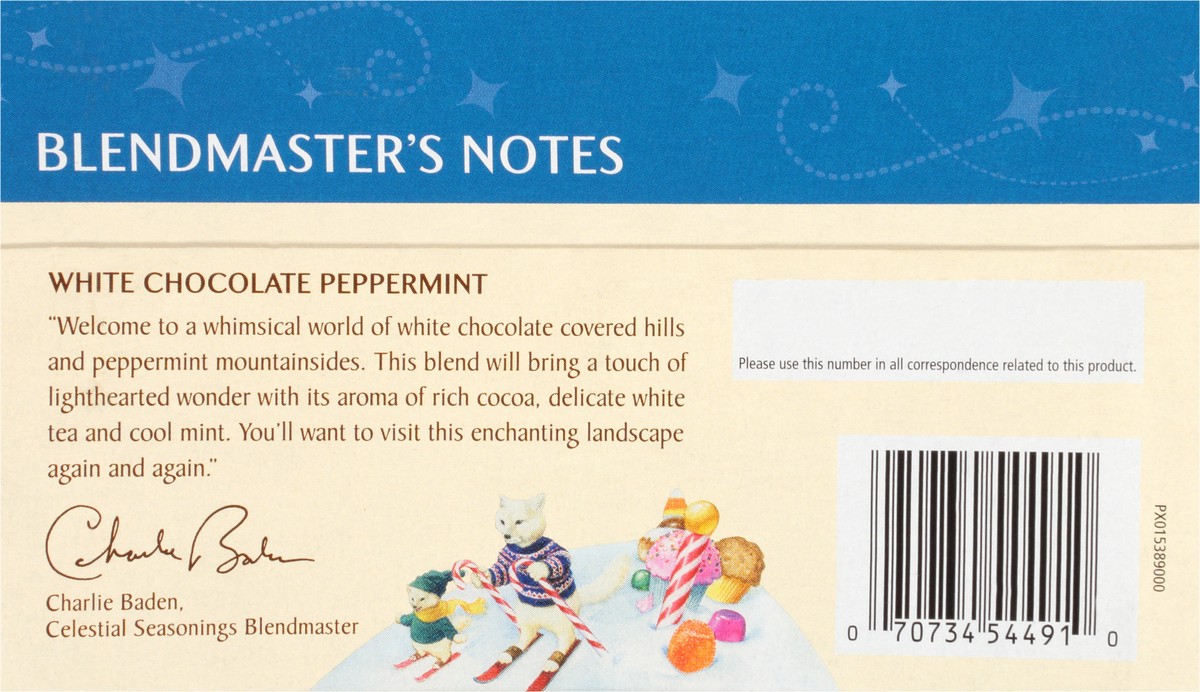 slide 8 of 8, Celestial Seasonings White Chocolate Peppermint White Tea Bags 20 ct Box, 20 ct