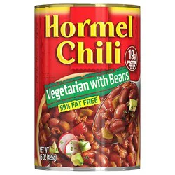 Hormel Chili Vegetarian With Beans 99% Fat Free - 15 Oz