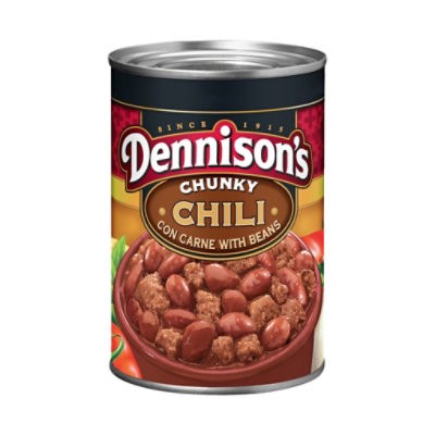 slide 1 of 1, Dennison's Chunky Chili Con Carne With Beans - 15 Oz, 15 oz