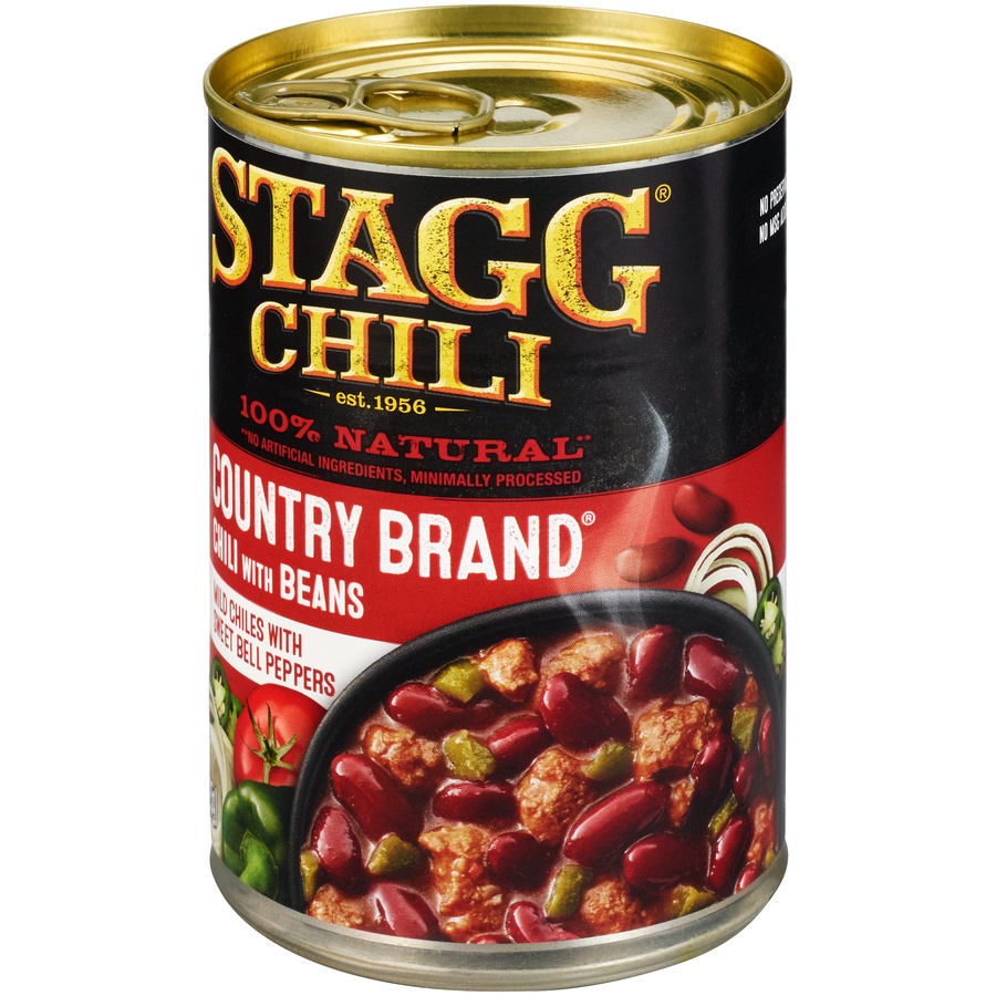 slide 3 of 6, Stagg Chili Country Brand Chili with Beans - 15oz, 15 oz