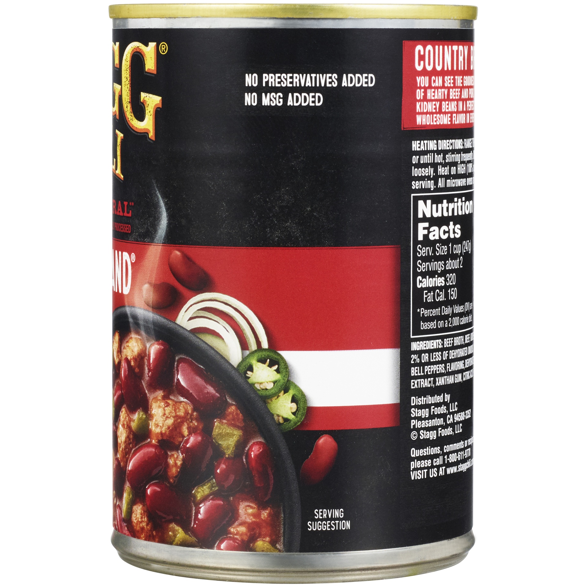 slide 5 of 6, Stagg Chili Country Brand Chili with Beans - 15oz, 15 oz