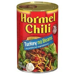 Hormel Chili Turkey No Beans - 15 Oz