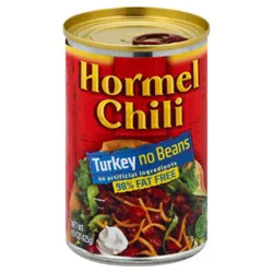 Hormel Chili Turkey No Beans - 15 Oz