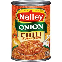 Nalley Chili Con Carne With Beans And Onions - 14 Oz