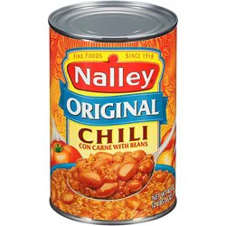Nalley Original Chili Con Carne With Beans - 40 Oz