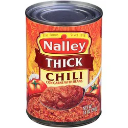 Nalley Thick Chili Con Carne With Beans - 14 Oz