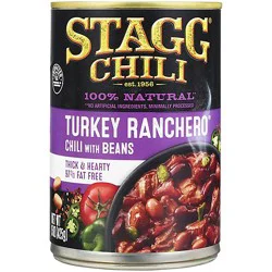 Stagg Chili With Beans Turkey Ranchero 97% Fat Free - 15 Oz