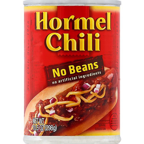 slide 1 of 1, Hormel Chili No Beans - 10.5 Oz, 10.5 oz