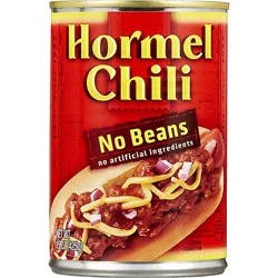 Hormel Chili No Beans Can - 15 Oz