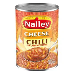 Nalley Chili Con Carne With Beans And Cheese - 14 Oz