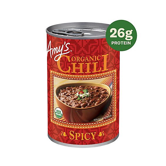 slide 1 of 5, Amy's Spicy Chili - 14.7 Oz, 14.7 oz