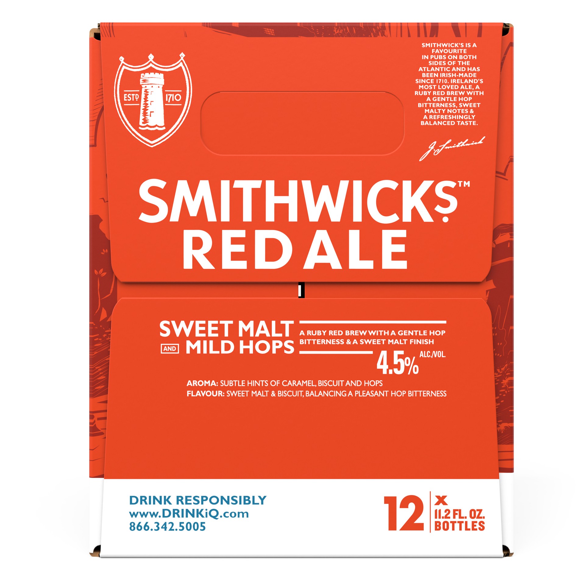 slide 4 of 5, Smithwick's Red Ale Beer 12 ea, 12 ct; 12 oz