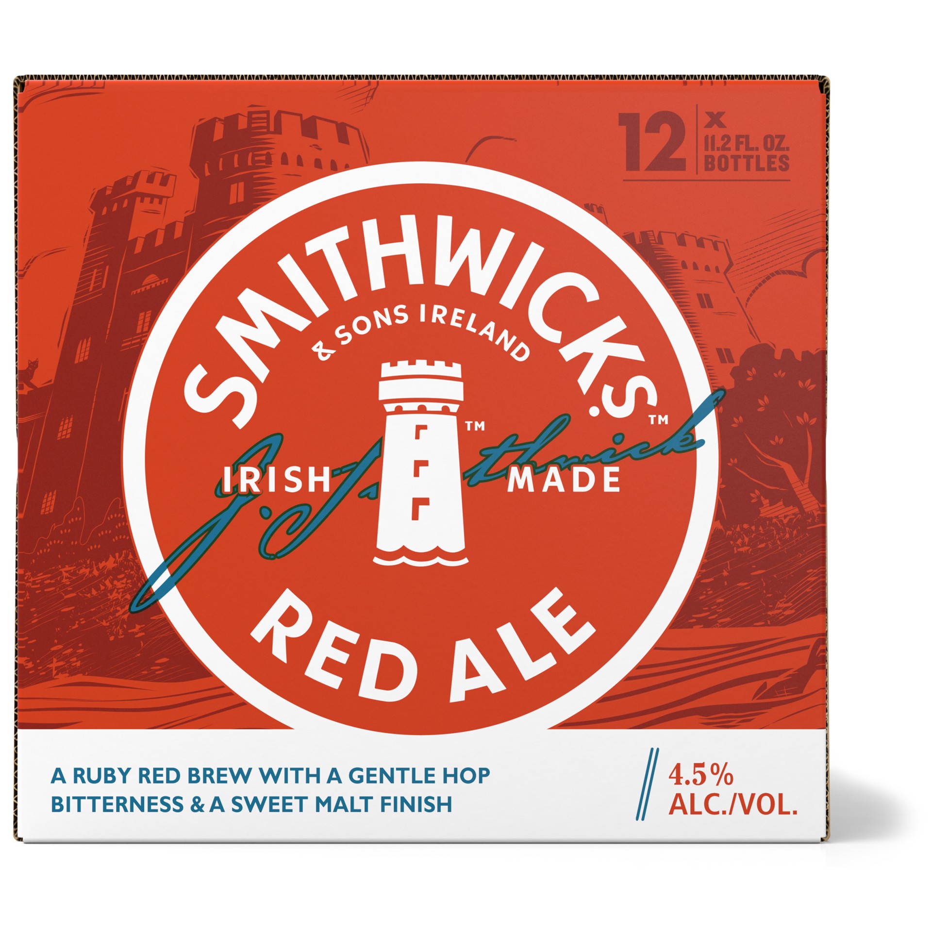 slide 2 of 5, Smithwick's Red Ale Beer 12 ea, 12 ct; 12 oz