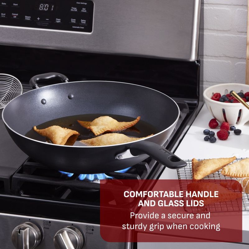 slide 5 of 10, T-fal 14" Specialty Wok, Simply Cook Nonstick Cookware Black, 1 ct