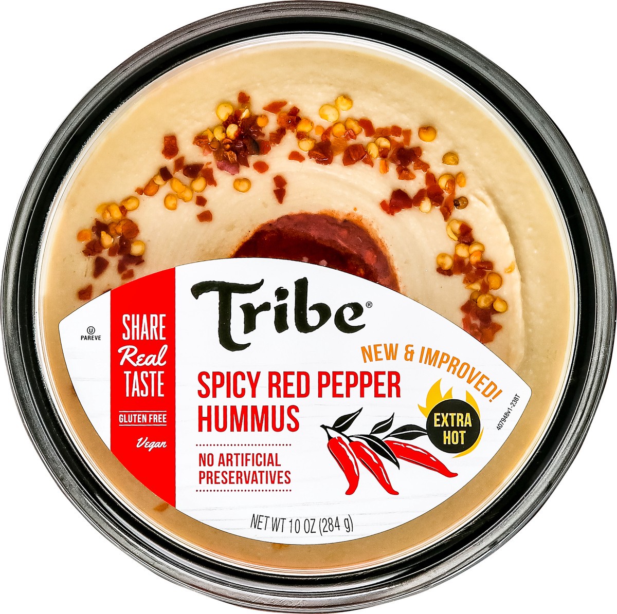 slide 6 of 13, Tribe Spicy Red Pepper Hummus 10oz, 10 oz