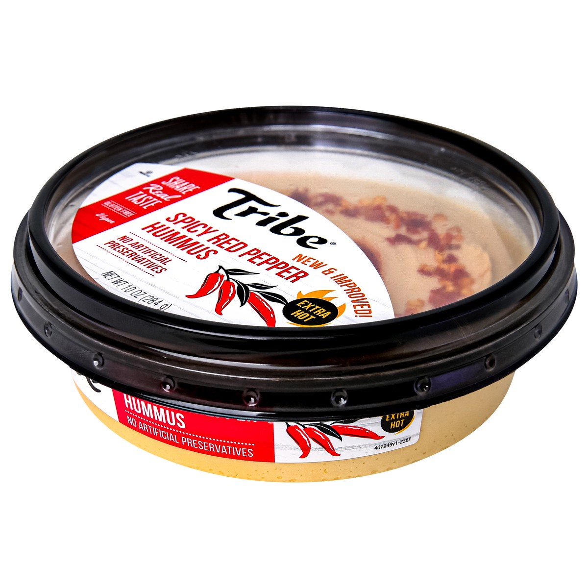 slide 5 of 13, Tribe Spicy Red Pepper Hummus 10oz, 10 oz