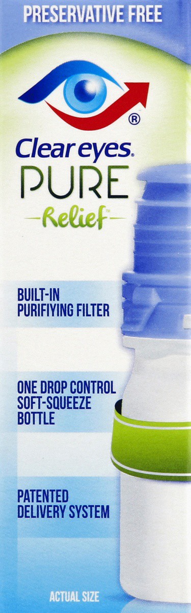 slide 3 of 5, Clear Eyes Pure Relief Multi-Symptom, 0.34 oz