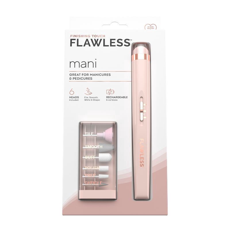 slide 1 of 12, Flawless Finishing Touch Flawless Salon Nails, 1 ct