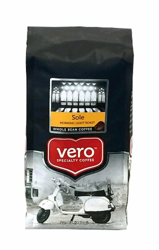 slide 1 of 1, Vero Coffee Vero Sole Morning Light Roast Whole Bean Coffee, 12 oz
