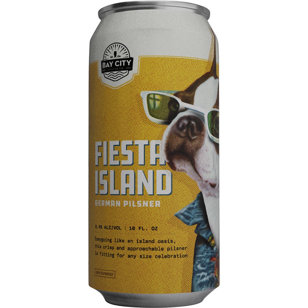 slide 1 of 1, Bay City Brewing Co. Bay City Fiesta Island Lager, 4 ct; 16 oz