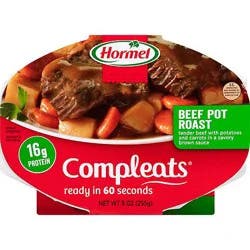 Hormel Compleats Microwave Meals Homestyle Beef Pot Roast - 9 Oz